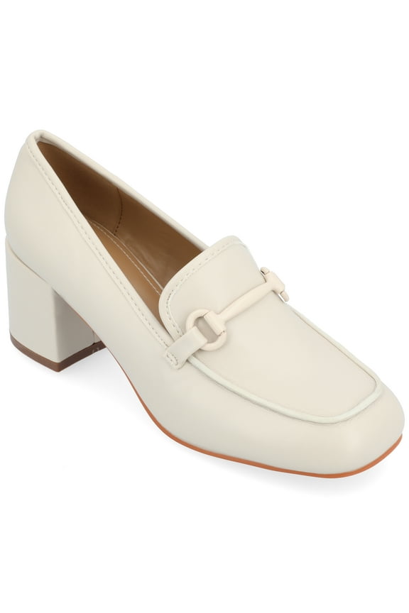 Womens Nysaa Low Heel Square Toe Pumps