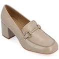 thumbnail image 1 of Journee Womens Nysaa Low Heel Square Toe Pumps, 1 of 10
