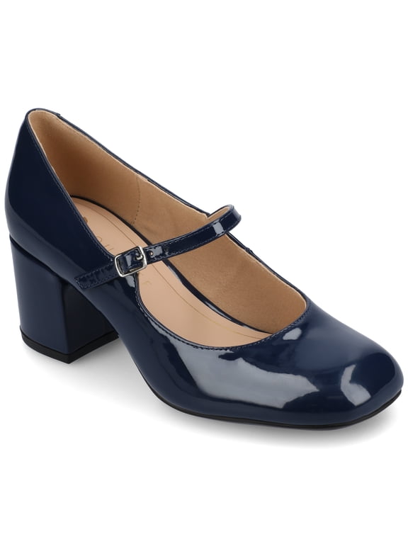 Womens Okenna Low Heel Square Toe Pumps, Widths Available