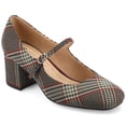 thumbnail image 1 of Journee Womens Okenna Low Heel Square Toe Pumps, Widths Available, 1 of 9