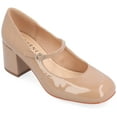 thumbnail image 1 of Journee Womens Okenna Low Heel Square Toe Pumps, Widths Available, 1 of 10