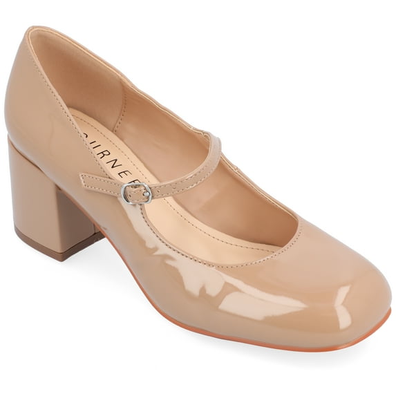 Journee Womens Okenna Low Heel Square Toe Pumps, Widths Available