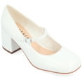 thumbnail image 1 of Journee Womens Okenna Low Heel Square Toe Pumps, Widths Available, 1 of 10