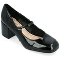 thumbnail image 1 of Journee Womens Okenna Low Heel Square Toe Pumps, Widths Available, 1 of 10