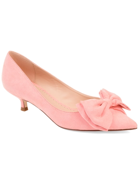 Womens Orana Pointed Toe Kitten Heel Pumps, Widths Available
