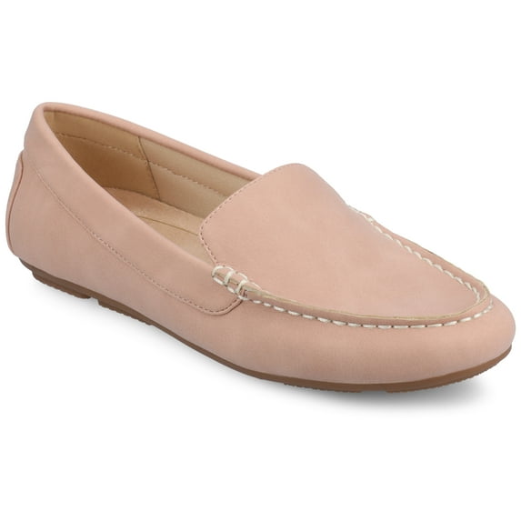 Journee Womens Oreta Light Weight Flexible Round Toe Comfort Driving Loafer, Widths Available