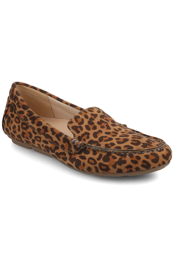 Womens Oreta Light Weight Flexible Round Toe Comfort Driving Loafer, Widths Available