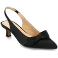 thumbnail image 1 of Journee Womens Paloma Sling Back Pointed Toe Kitten Heel Pumps, 1 of 9