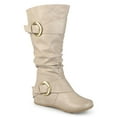 thumbnail image 1 of Journee Womens Paris Wide Calf Hidden Wedge Riding Boots, 1 of 10