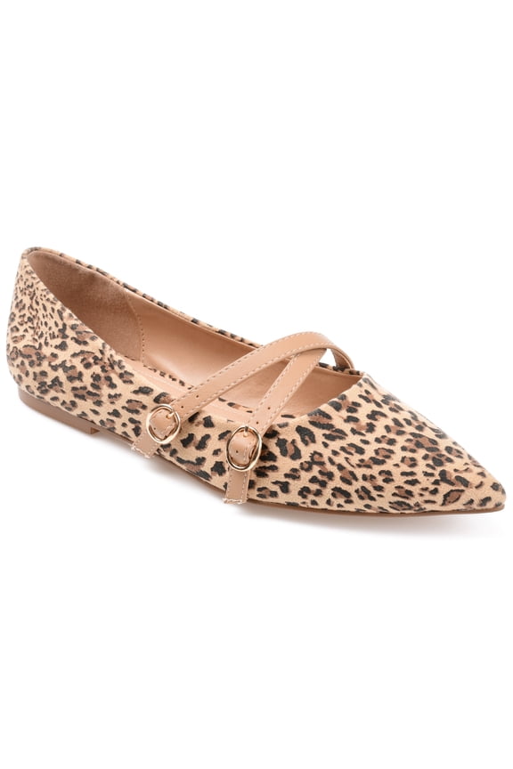 Womens Patricia Slip On Pointed Toe Ballet Flats, Widths Available