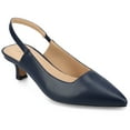 thumbnail image 1 of Journee Womens Paulina Kitten Heel Sling Back Pointed Toe Pumps, Widths Available, 1 of 9