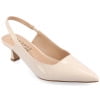 thumbnail image 1 of Journee Womens Paulina Kitten Heel Sling Back Pointed Toe Pumps, Widths Available, 1 of 10