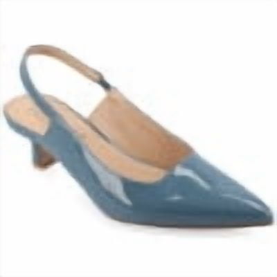 Journee Womens Paulina Kitten Heel Sling Back Pointed Toe Pumps, Widths Available