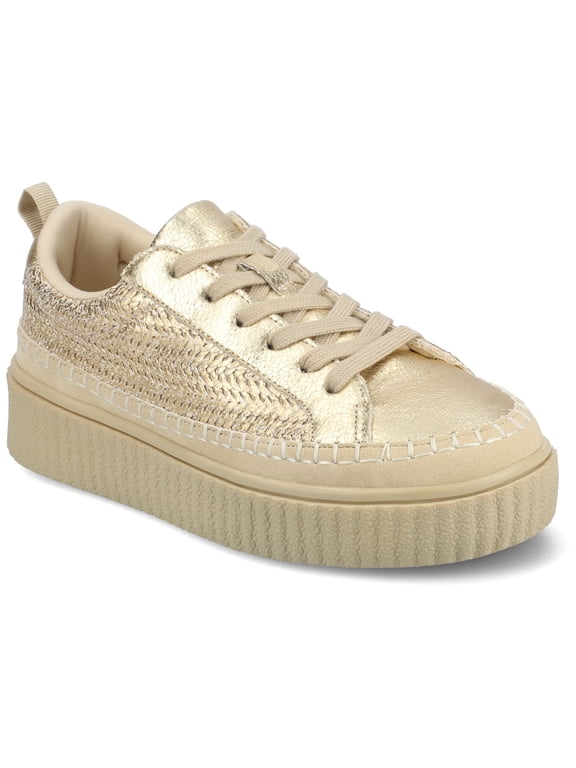 Womens Pazey Platform Lace Up Casual Sneakers