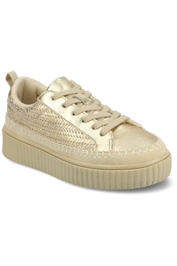 Womens Pazey Platform Lace Up Casual Sneakers