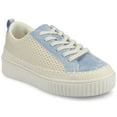 thumbnail image 1 of Journee Womens Pazey Platform Lace Up Casual Sneakers, 1 of 10