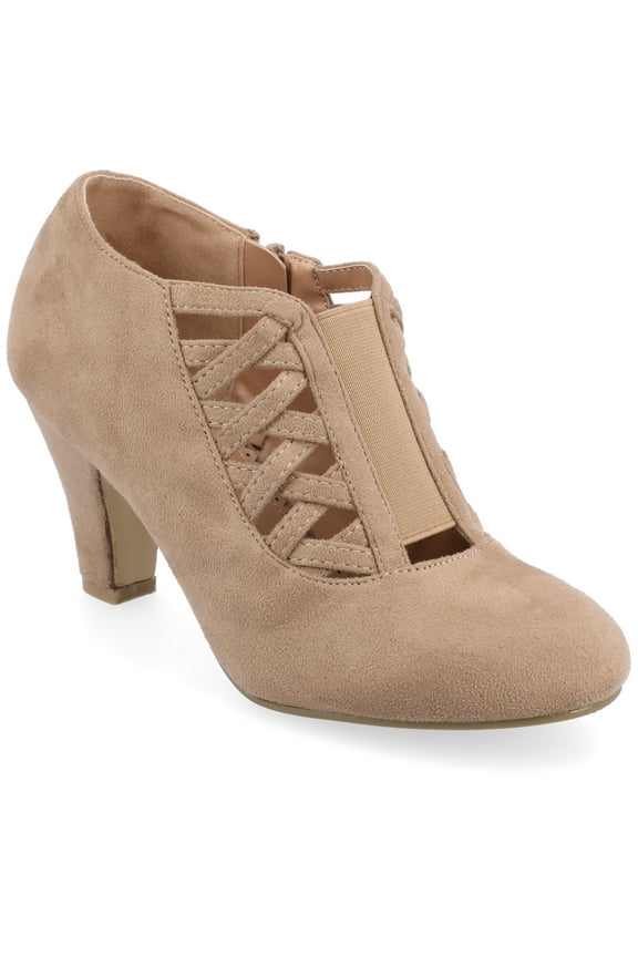 Womens Piper Inside Zip Block Heel Booties, Widths Available