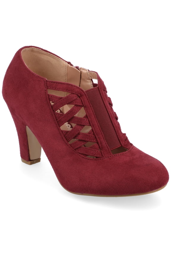 Womens Piper Inside Zip Block Heel Booties, Widths Available