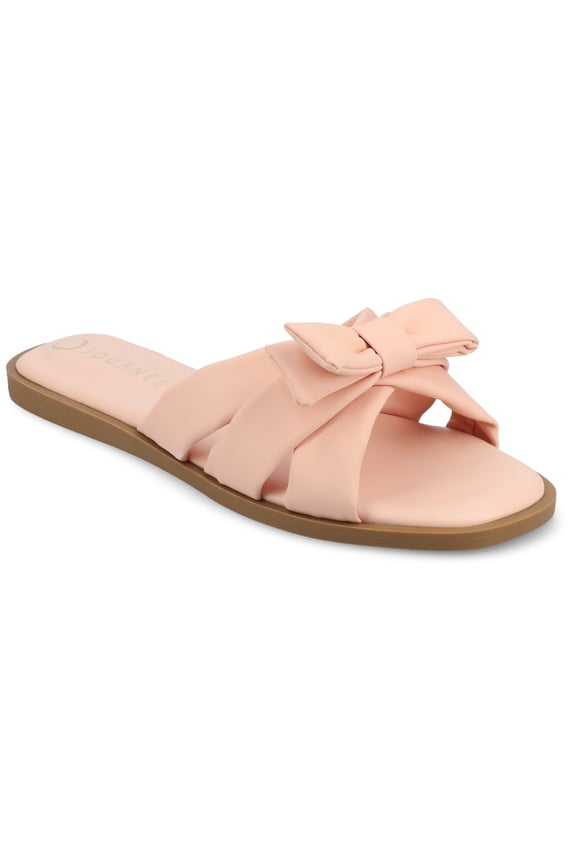 Womens Prylin Slip On Bow Flat Sandals