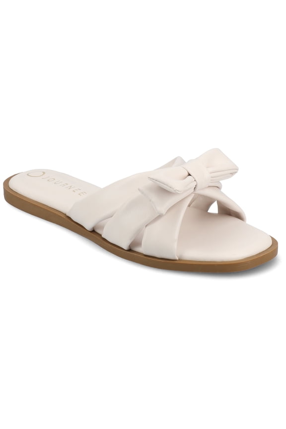 Womens Prylin Slip On Bow Flat Sandals