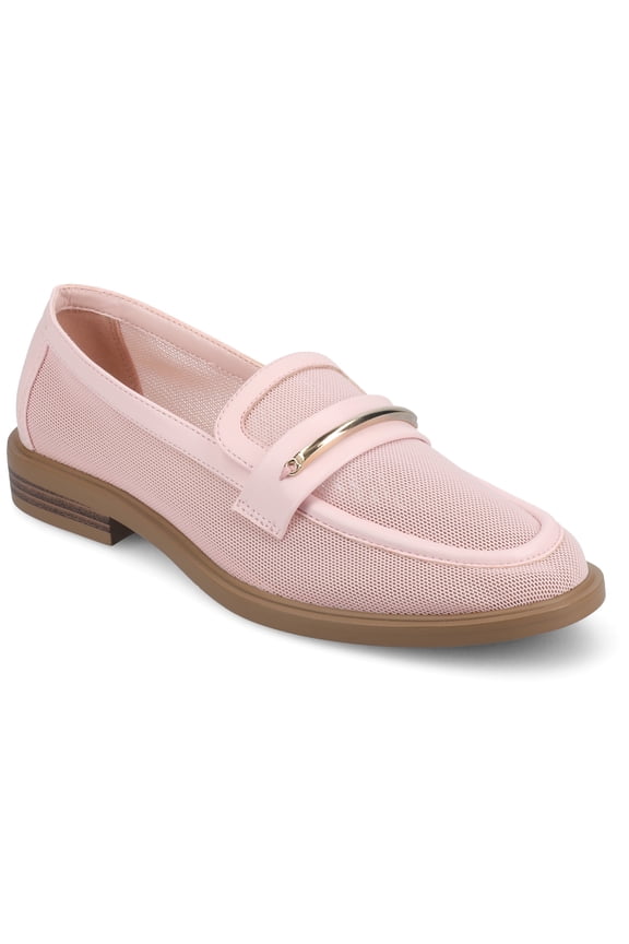 Womens Rainey Almond Toe Slip On Mesh Loafers