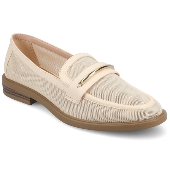 Journee Women's Rainey Mesh Moc toe Loafer