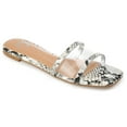 thumbnail image 1 of Journee Womens Ramira Slide Flat Sandals, 1 of 8