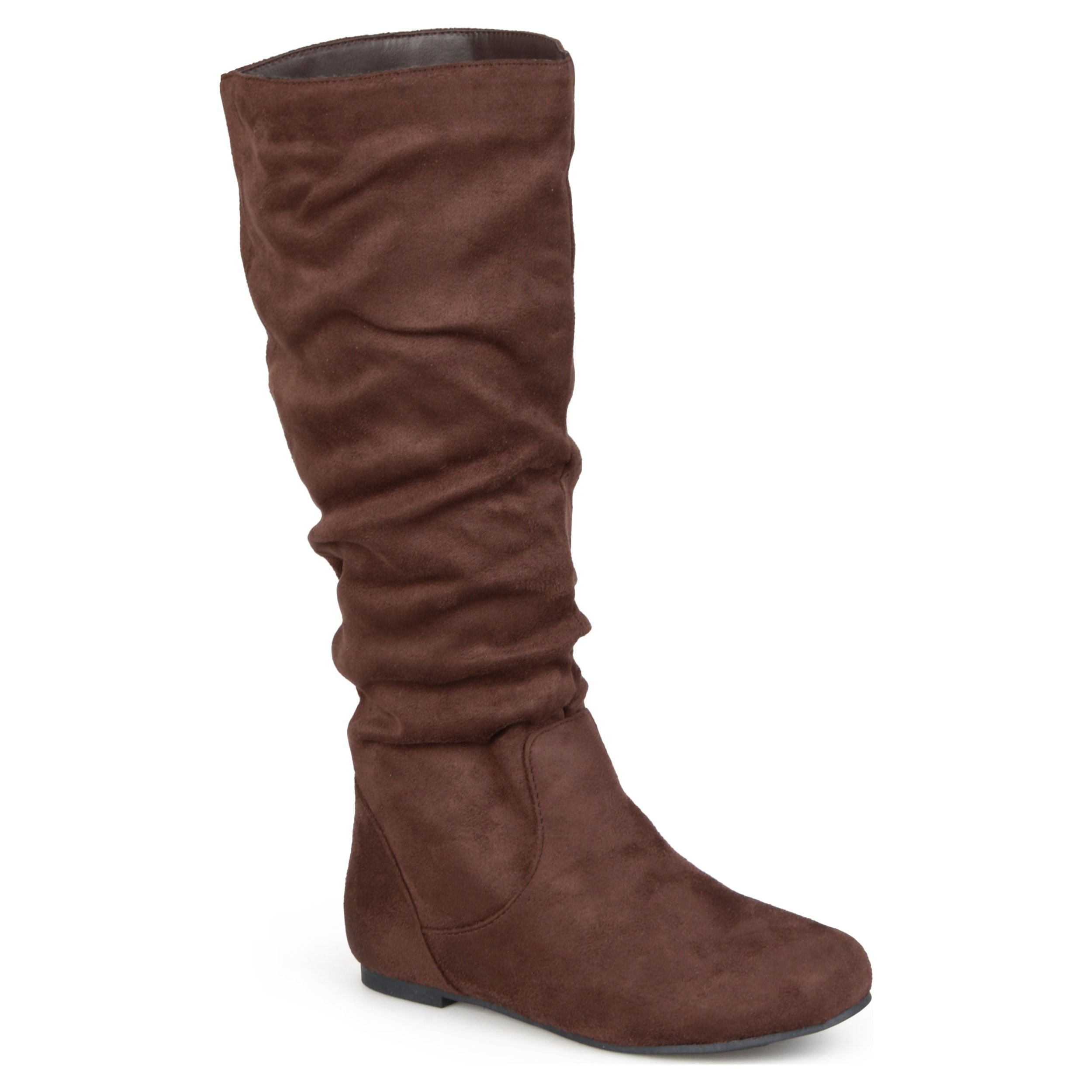 Journee Womens Rebecca-02 Round Toe Riding Boots