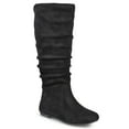 thumbnail image 1 of Journee Womens Rebecca-02 Wide Calf Round Toe Riding Boots, 1 of 10