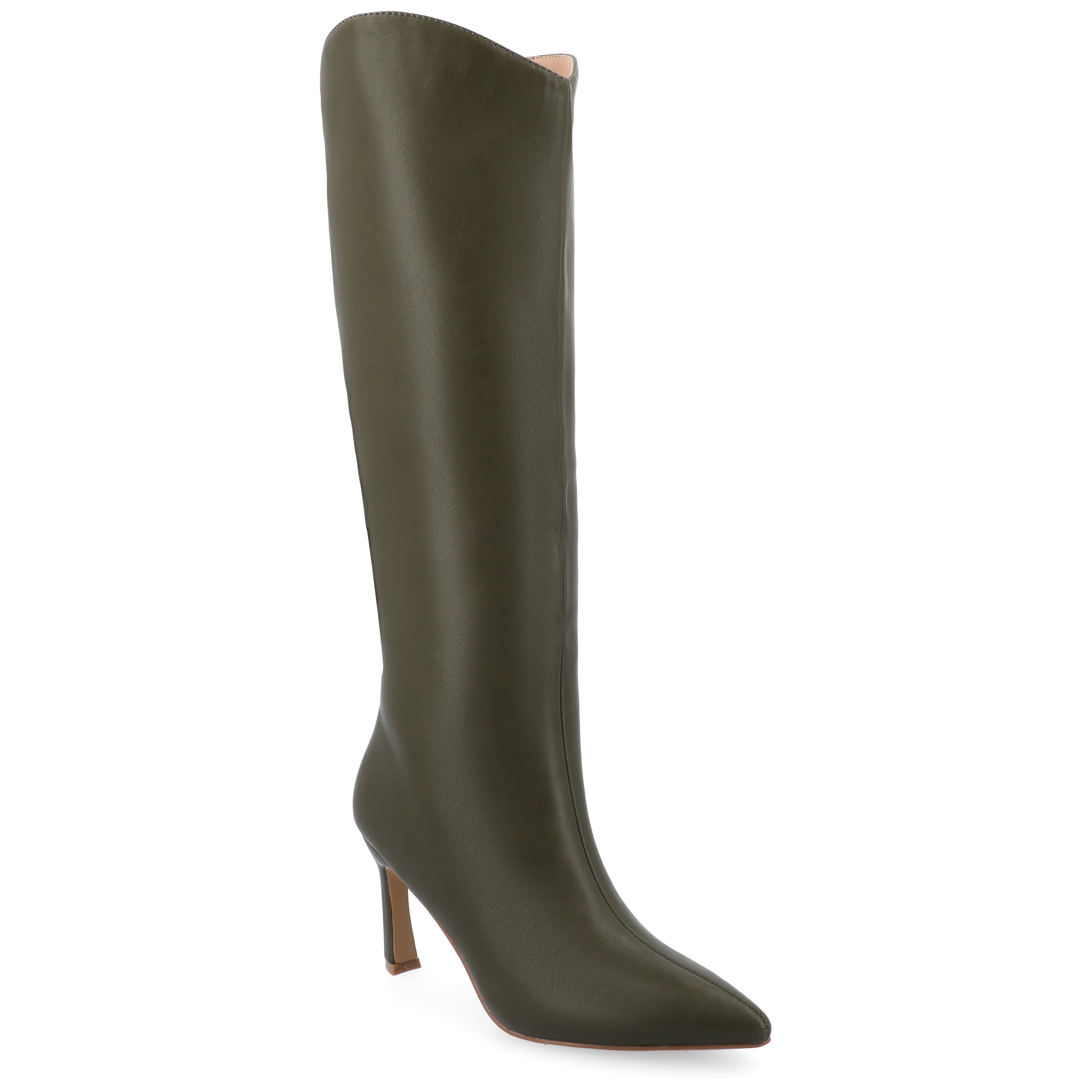 stiletto wide calf boots