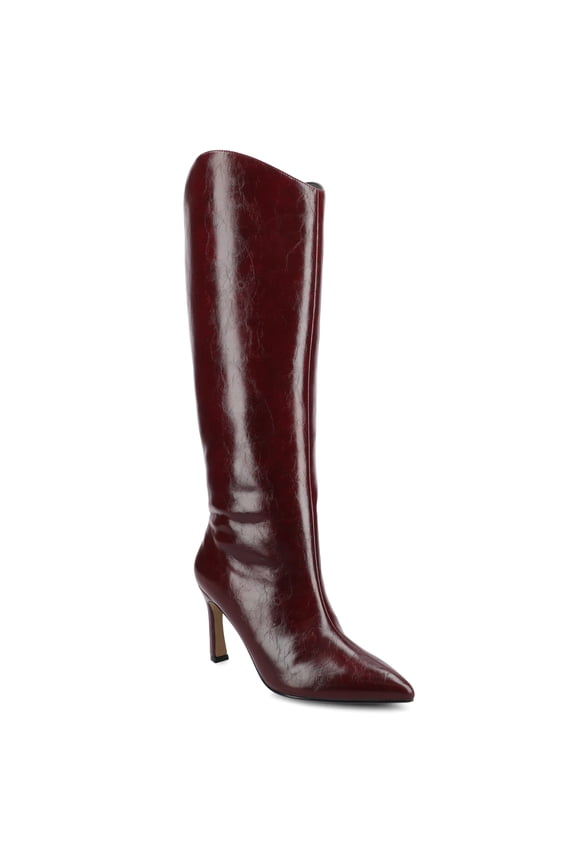 Womens Rehela Wide Width Wide Calf Pull On Stiletto Heel Boots, Widths Available