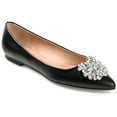 thumbnail image 1 of Journee Women's Renzo Pointed Toe Ballet Dress Flat with Jeweled Brooch, Widths Available, 1 of 10