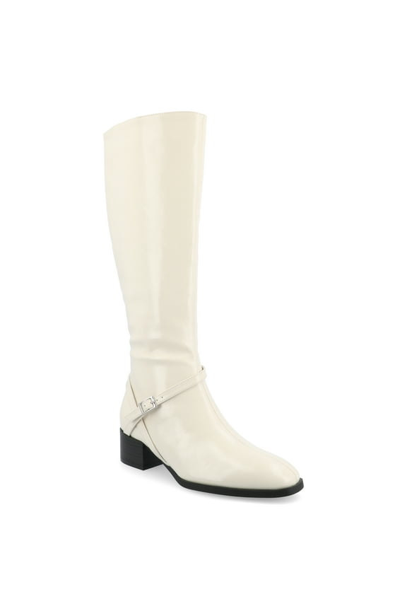 Womens Rhianah Tru Comfort Foam Wide Width Extra Wide Calf Stacked Block Heel Square Toe Boots