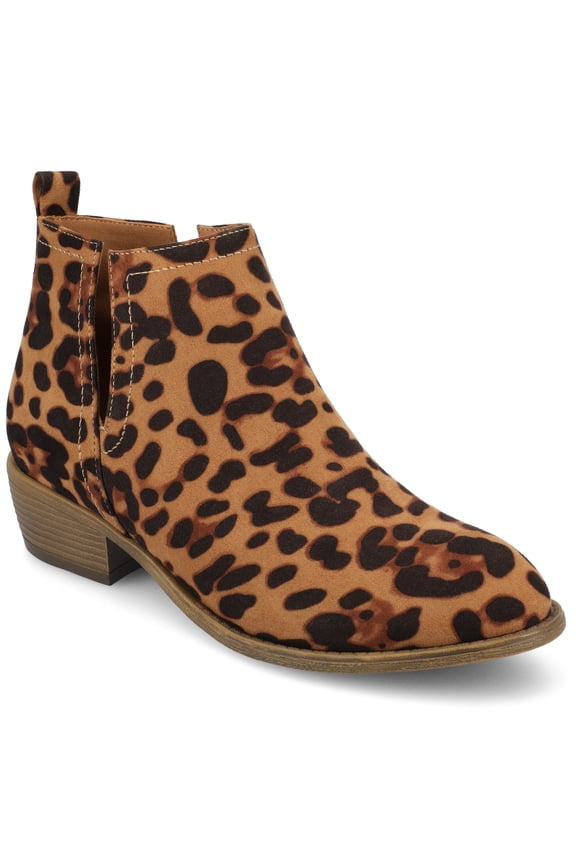 Womens Rimi Pull On Stacked Heel Booties, Widths Available