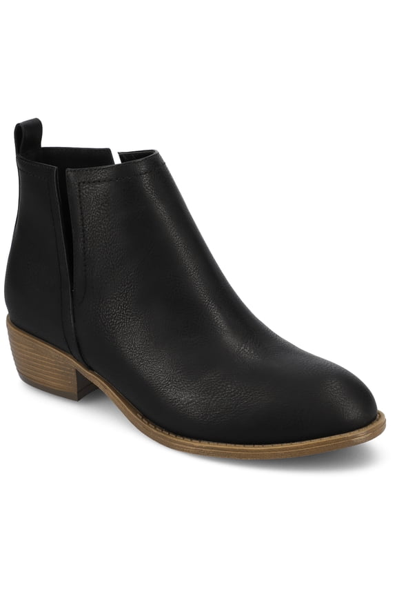 Womens Rimi Pull On Stacked Heel Booties, Widths Available