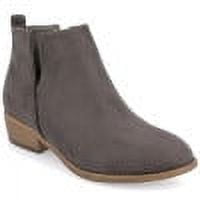 Journee Womens Rimi Pull On Stacked Heel Booties, Widths Available