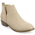 thumbnail image 1 of Journee Womens Rimi Pull On Stacked Heel Booties, Widths Available, 1 of 9