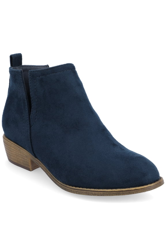 Womens Rimi Pull On Stacked Heel Booties, Widths Available