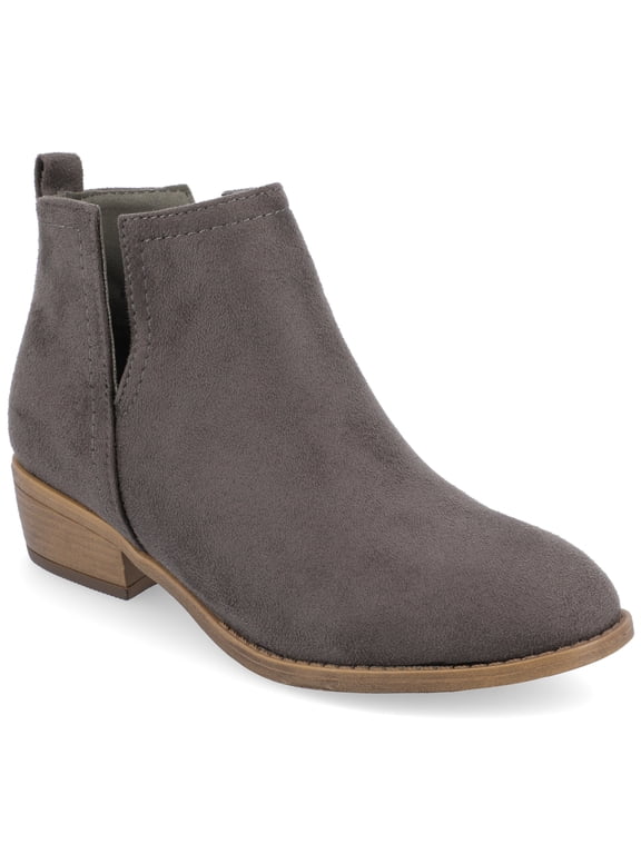 Womens Rimi Pull On Stacked Heel Booties, Widths Available
