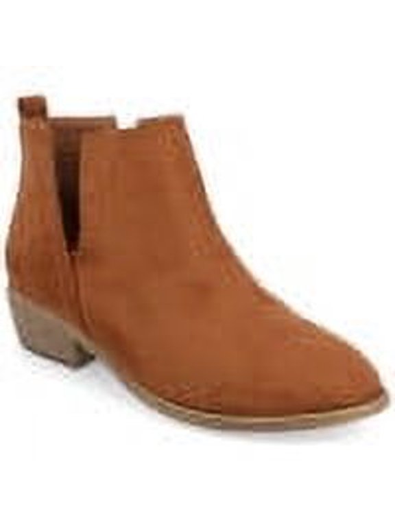 Womens Rimi Pull On Stacked Heel Booties, Widths Available