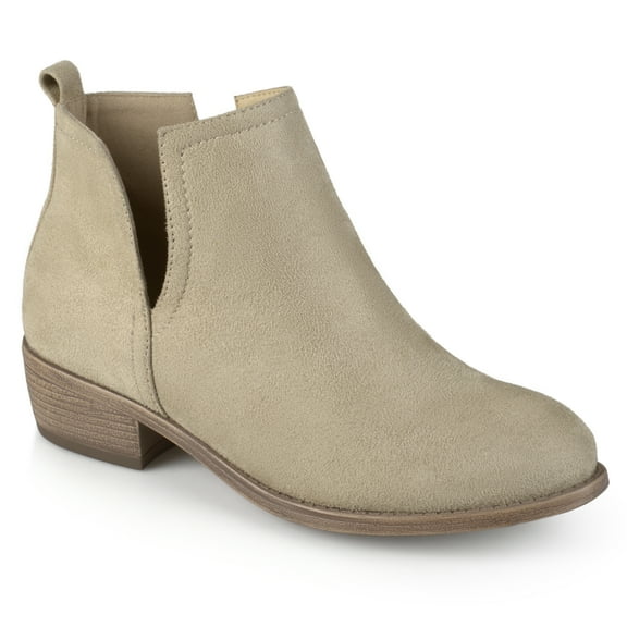 Journee Womens Rimi Pull On Stacked Heel Booties, Widths Available
