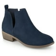 thumbnail image 1 of Journee Womens Rimi Pull On Stacked Heel Booties, Widths Available, 1 of 10