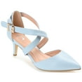 thumbnail image 1 of Journee Womens Riva Pointed Toe Mid Heel Pumps, Widths Available, 1 of 10