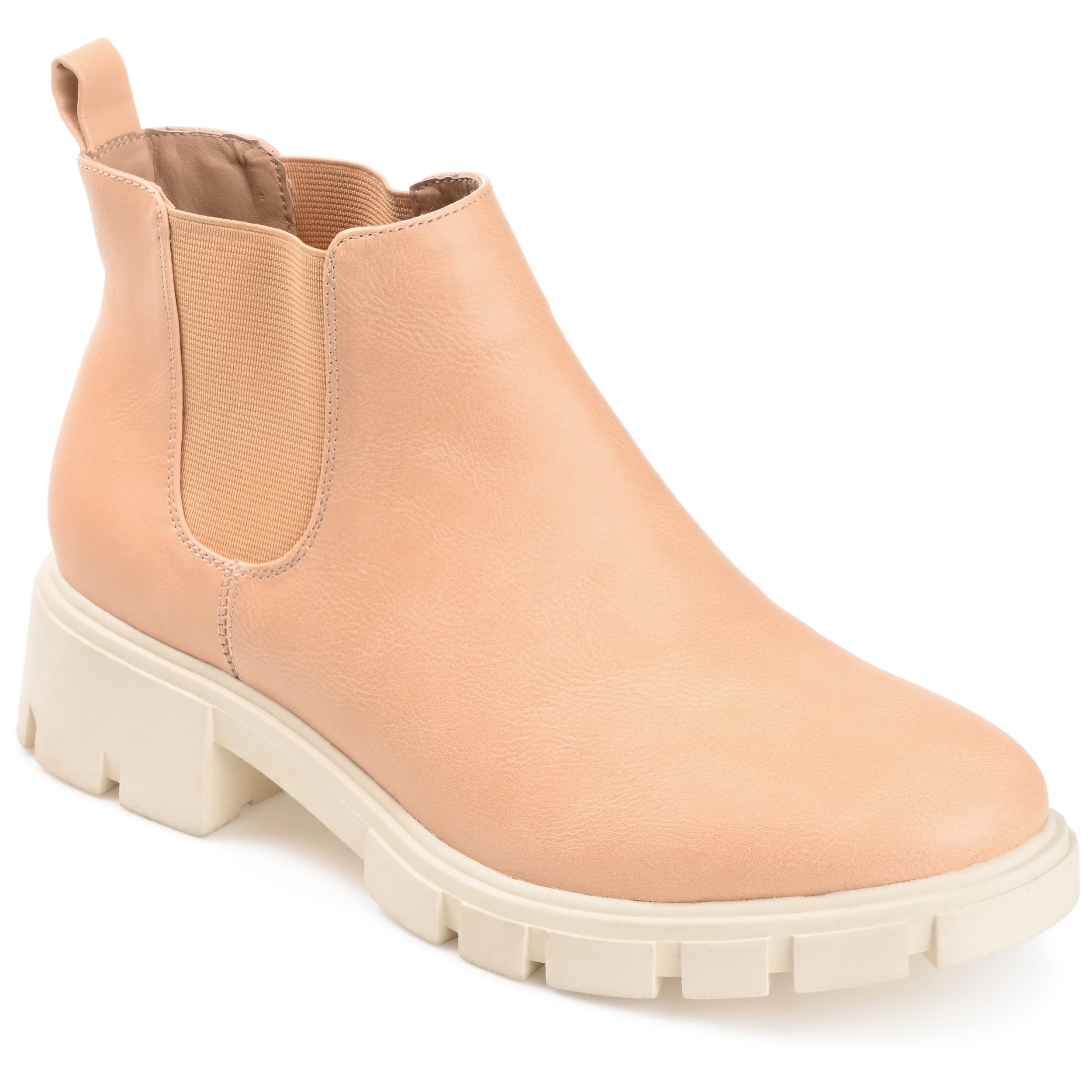 Journee Womens Rorke Pull On Block Heel Booties