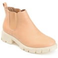 thumbnail image 1 of Journee Womens Rorke Pull On Block Heel Booties, 1 of 10