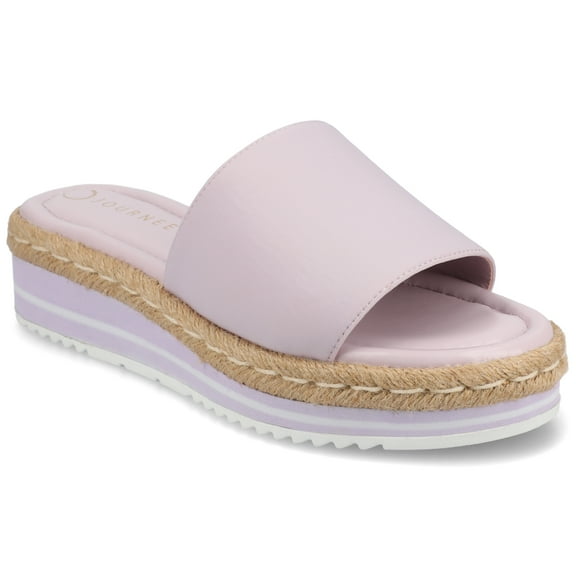 Journee Womens Rosey Wedge Heel Espadrille Sandals, Widths Available