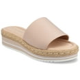 thumbnail image 1 of Journee Womens Rosey Wedge Heel Espadrille Sandals, Widths Available, 1 of 9