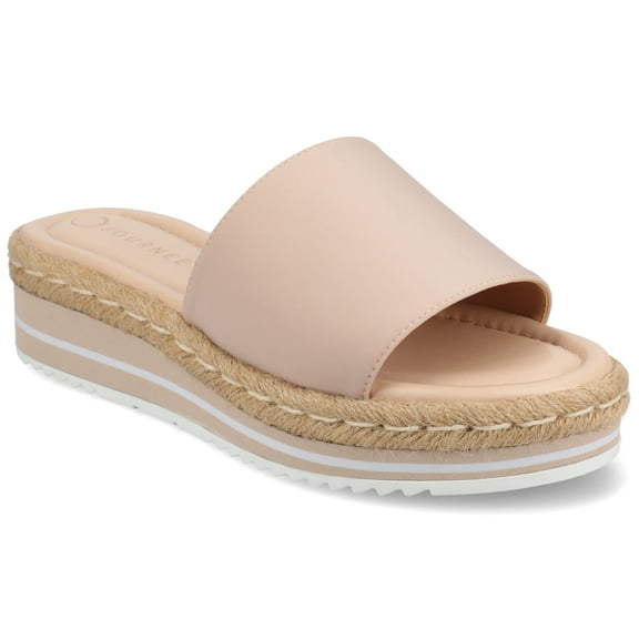 Journee Womens Rosey Wedge Heel Espadrille Sandals, Widths Available