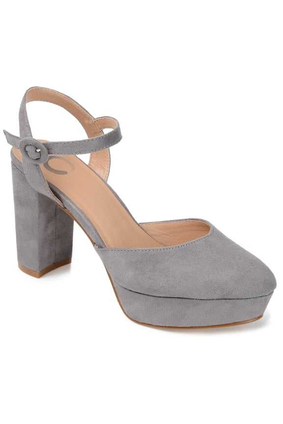 Womens Roslynn Almond Toe High Block Heel Pumps, Widths Available