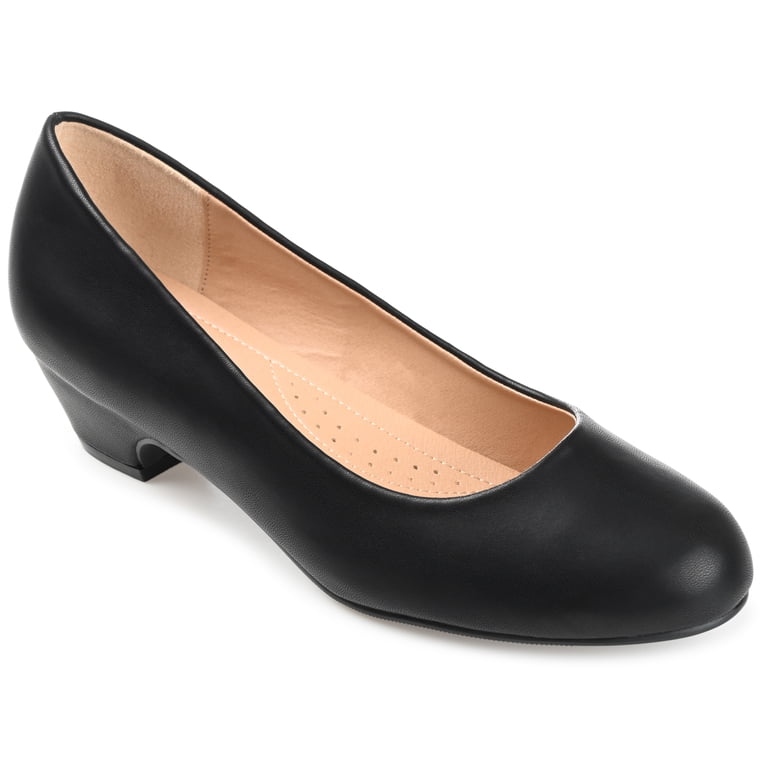 ladies dress shoes narrow width Journee Womens Saar Comfort Insole Narrow Width Round Toe Kitten Heel Pumps